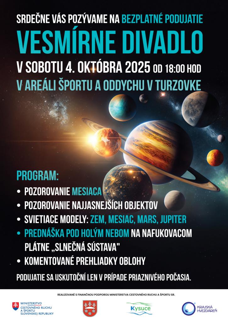 Plagát na podujatie Vesmírne divadlo