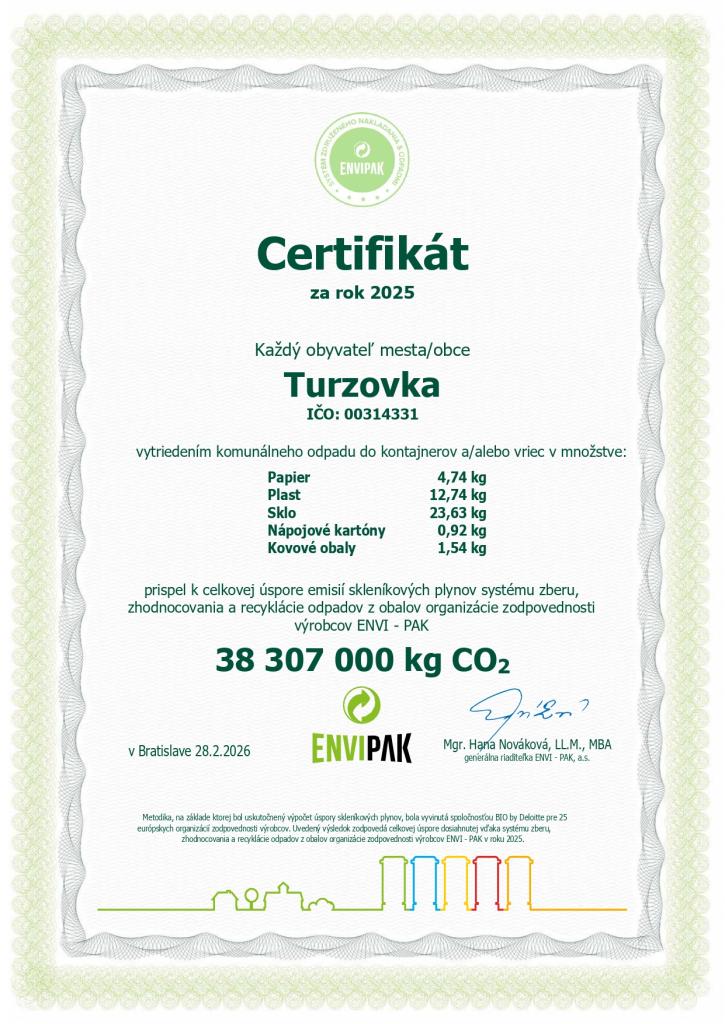 certifikát