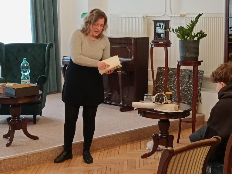 Fotografia z&nbsp;podujatia UMENIE ZACHRAŇOVAŤ KNIHY