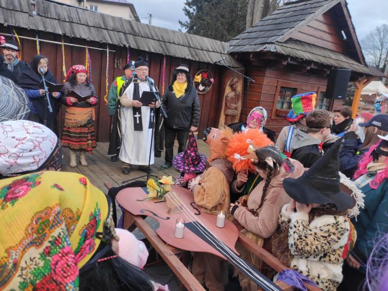 Fotografia z podujatia Fašiangový sprievod